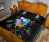 Fox Catcher Dream Color Style Quilt Bed Set - Love Quilt Bedding Set