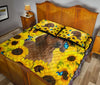 Dachshund Sunflower - Bed Set - Love Quilt Bedding Set