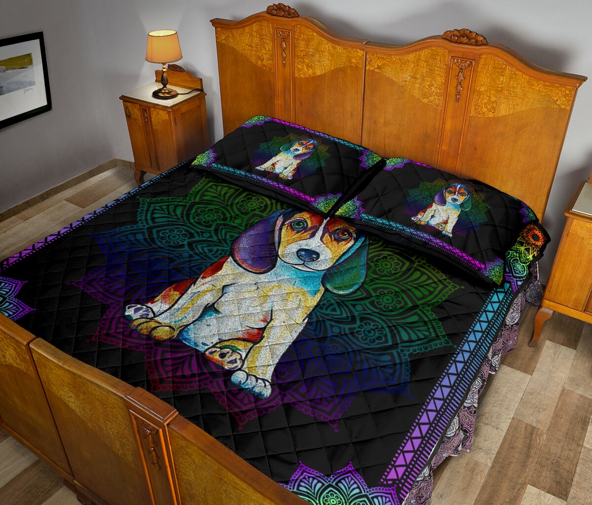Quilt Bed Set - Beagle 30 - Love Quilt Bedding Set