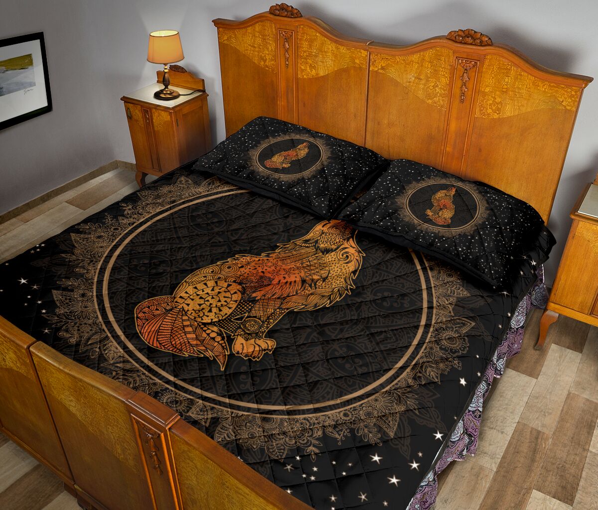 Quilt Bed Set - Wolf 2 - Love Quilt Bedding Set