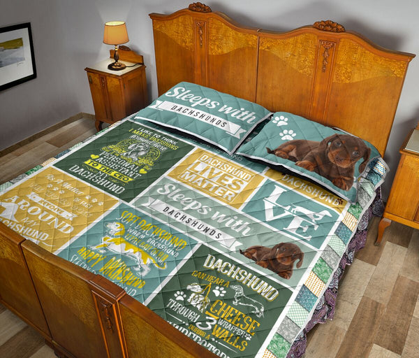 Dachshund Lover - Bed Set - Love Quilt Bedding Set
