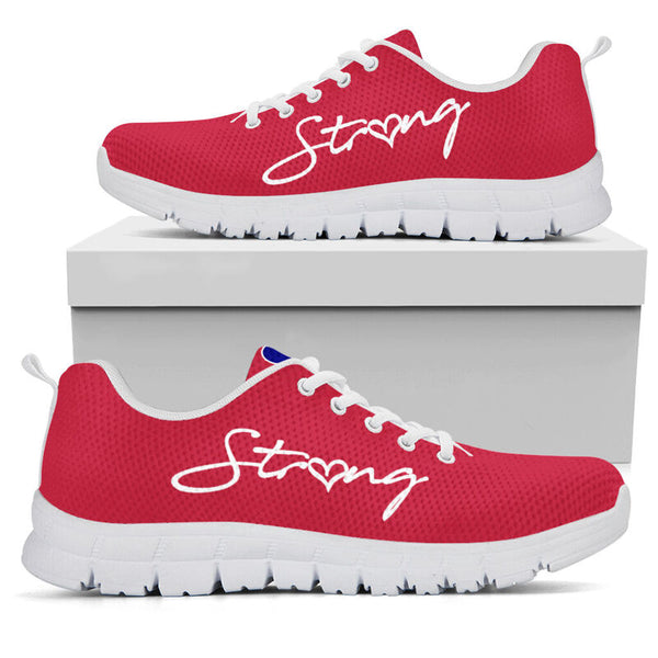 School Counselor Strong Cardinal And Navy Kd Sneakers, Runni- Love Sneakers