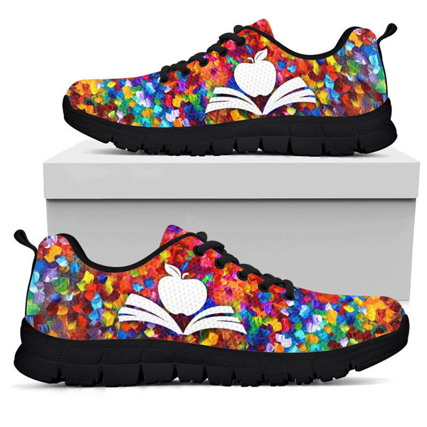 School Counselor Paint Art Sneakers, Runni- Love Sneakers