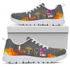 Nurse Love Art Grey Kd Sneakers, Running Shoes, Shoes For Women, Shoes For Men, Custom Shoes- Love Sneakers