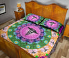 Nurse Flower Color - Bed Set - Love Quilt Bedding Set