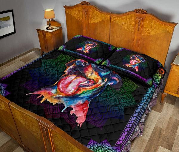 Quilt Bed Set - Rottweiler 52 - Love Quilt Bedding Set