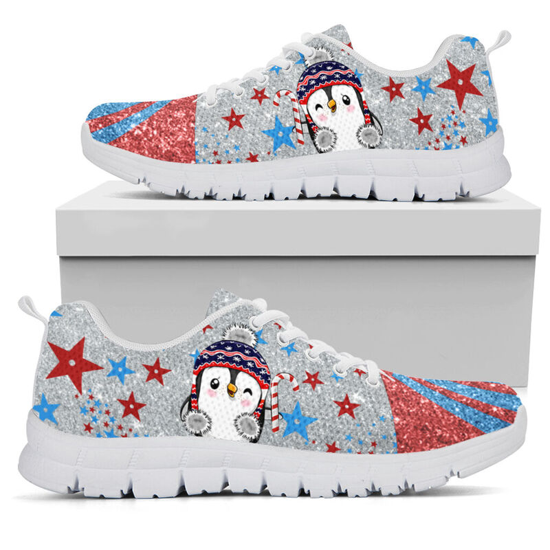 Dt-9 Penguin Lovely Shoes ( Not A Glittered Product) Sneakers, Running - Love Sneakers