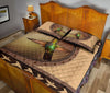 Hummingbird Leather Heart Style Quilt Bed Set - Love Quilt Bedding Set