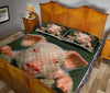 Pig Face - Love Quilt Bedding Set