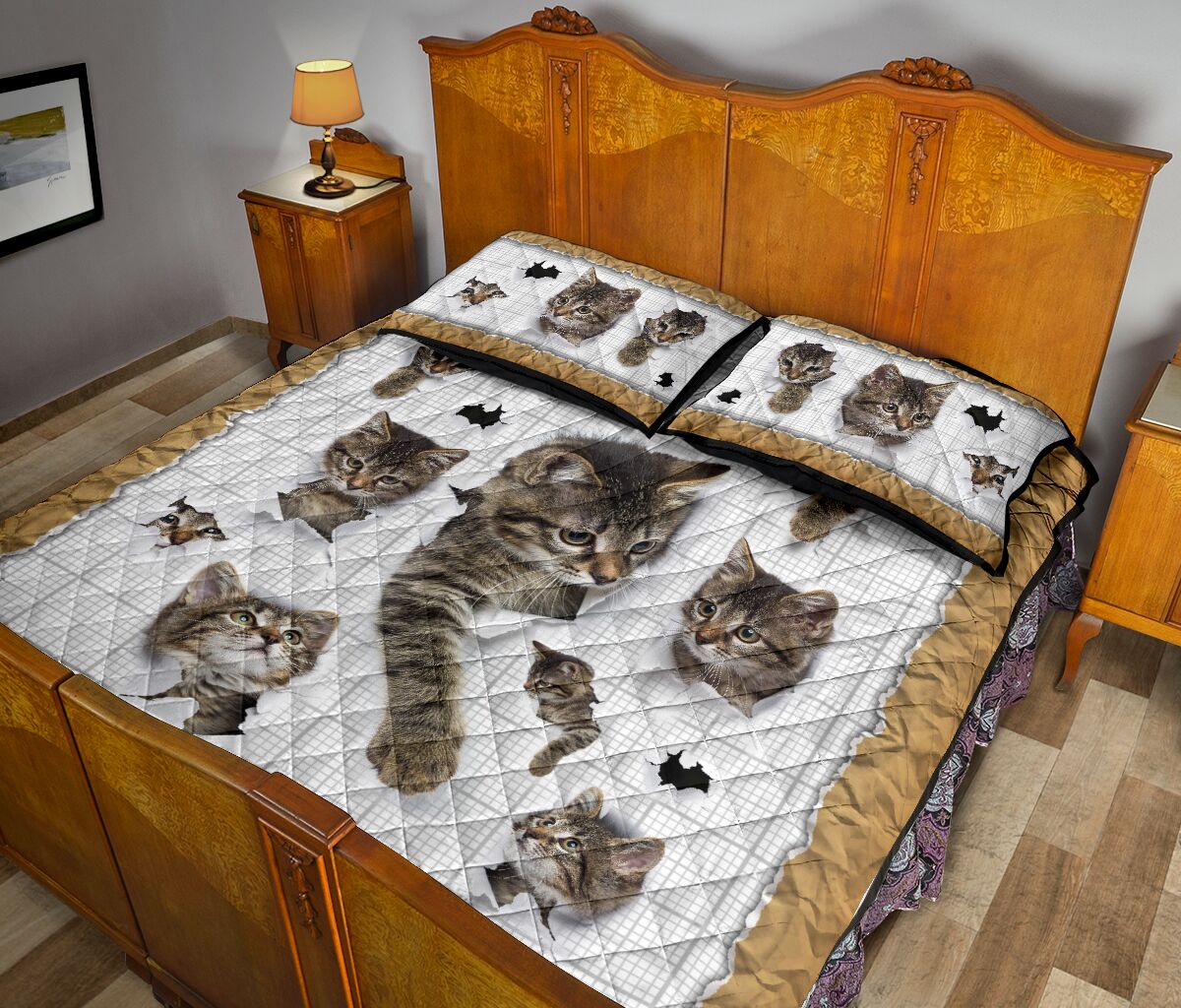 Quilt Bed Set - Cat 2 - Love Quilt Bedding Set
