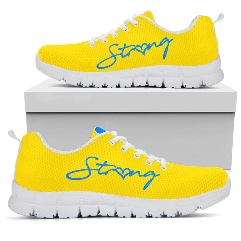 Teacher Strong Teacher Blue Yellow Kd Sneakers, Running Shoes, Shoes For Women, Shoes For - Love Sneakers