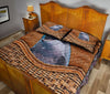 Dolphin Bamboo Basket Style Quilt Bed Set - Love Quilt Bedding Set