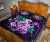 Quilt Bed Set - Hummingbird - Violet Rose 46 - Love Quilt Bedding Set