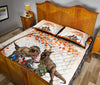 Dinosaurs Autumn Style Quilt Bed Set - Love Quilt Bedding Set