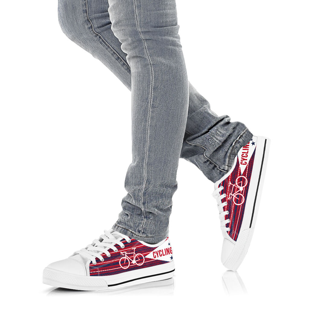 Cycling Brush Line Low Top Shoes - Love Low Top Shoes