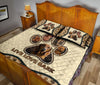 Dachshund Live Love Bark Vintage - Bed Set- Love Quilt Bedding Set