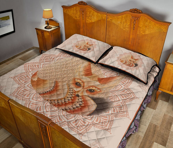 Fox Quilt Bed Set- Gift For Fox Lovers 71 - Love Quilt Bedding Set