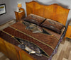 Turtle Zipper Leather Quilt Bed Set - Love Quilt Bedding Set