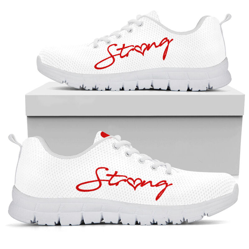 Principal Strong Red White Kd Sneakers, Runni- Love Sneakers