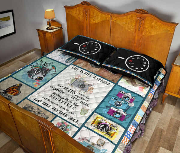 Life Is My Camera - Bed Set - Love Quilt Bedding Set