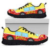 Hippie Bus Flower Shoes Sneakers, Runni- Love Sneakers