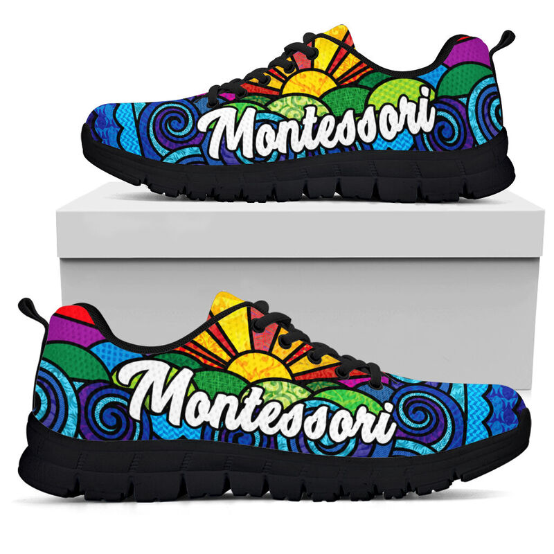 Montessori Sunpic Shoes Sneakers, Running Shoes, Shoes For Women, Shoes For Men, Custom Shoe- Love Sneakers