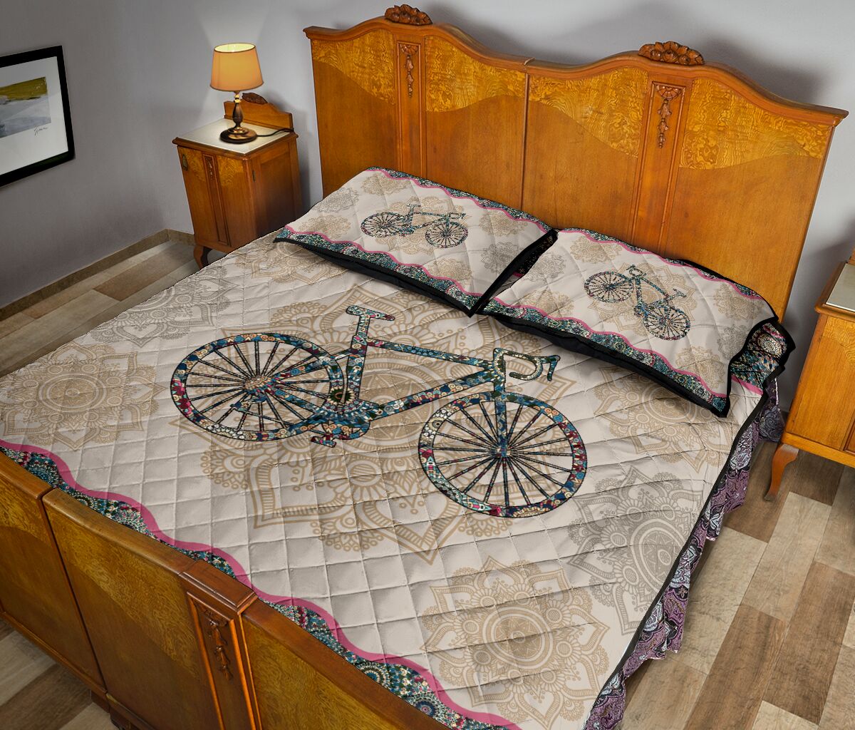 Cycling Mandala - Bed Set - Love Quilt Bedding Set