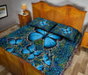 Butterfly Skin Background Real Style Quilt Bed Set - Love Quilt Bedding Set