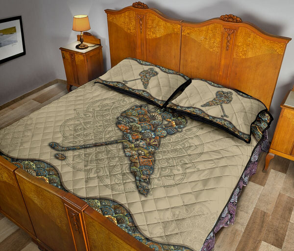 Quilt Bed Set - Mandala - Hockey 46 - Love Quilt Bedding Set