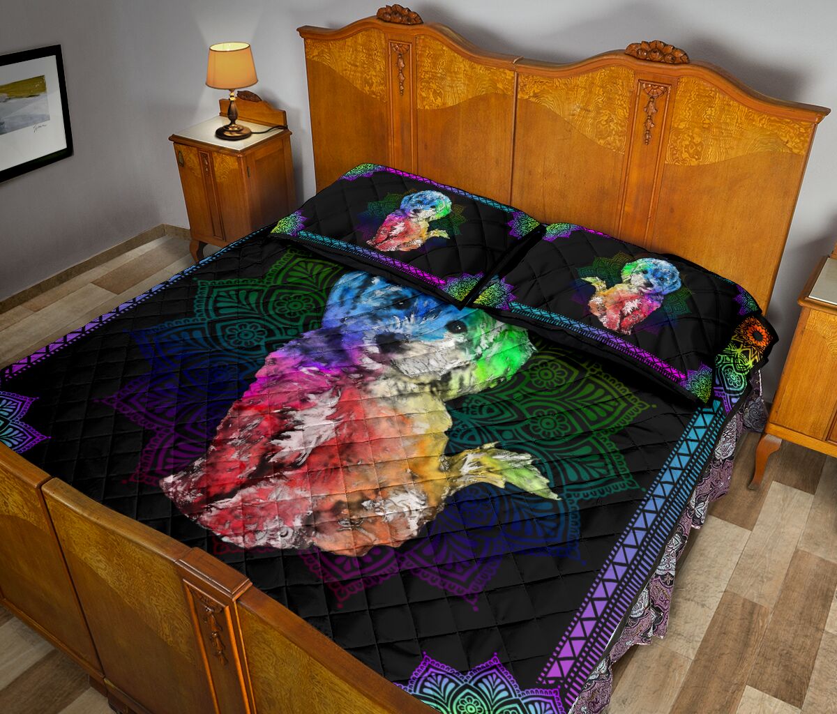 Quilt Bed Set - Poodle 34 - Love Quilt Bedding Set