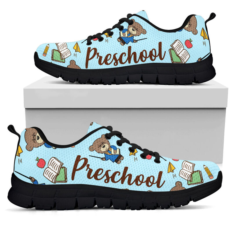 Teddy Bear Preschool Teacher 2 Sneakers, Runni- Love Sneakers