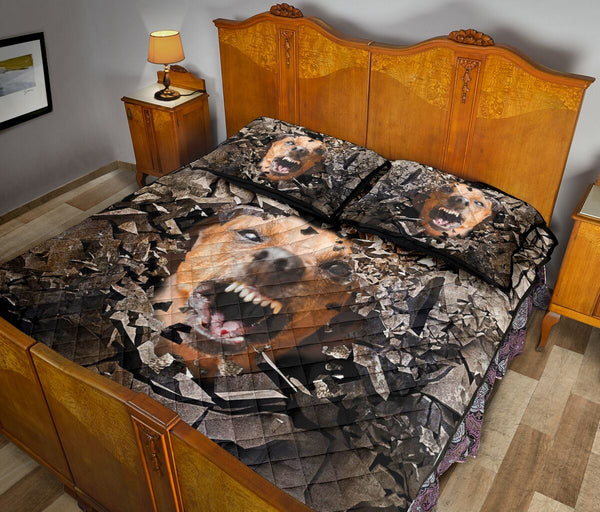 Dachshund Angry - Bed Set- Love Quilt Bedding Set