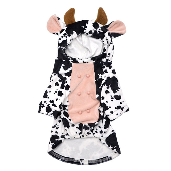 Cow Shape Pet Supplies Creative Dog Clothes