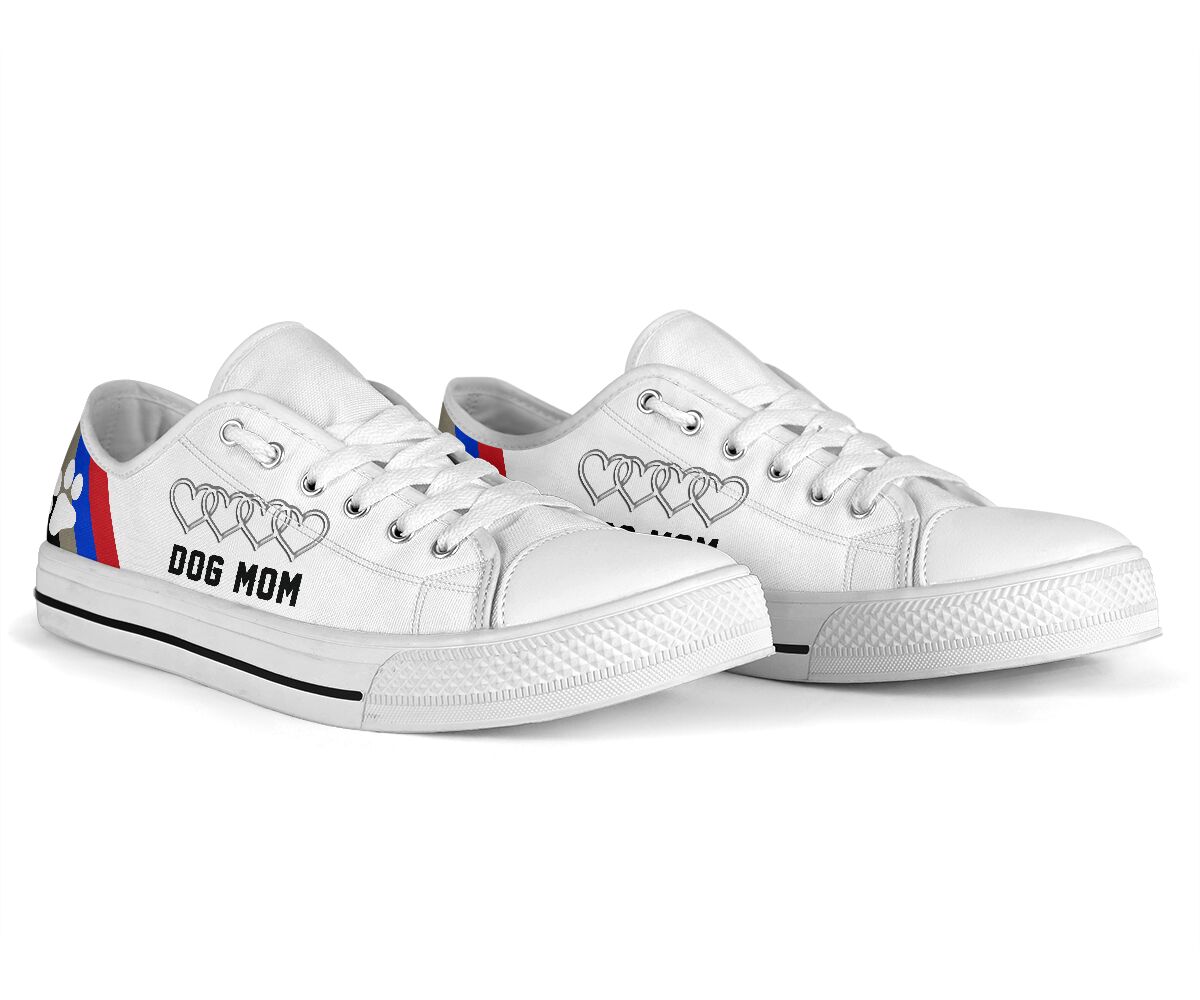 Dog Mom 4 Heart - Low Top Shoe - Love Love Top Shoes