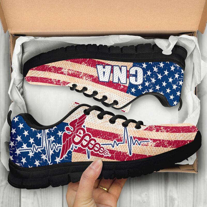 Cna Usa Flag 2 Shoes Sneakers, Running Sh- Love Sneakers