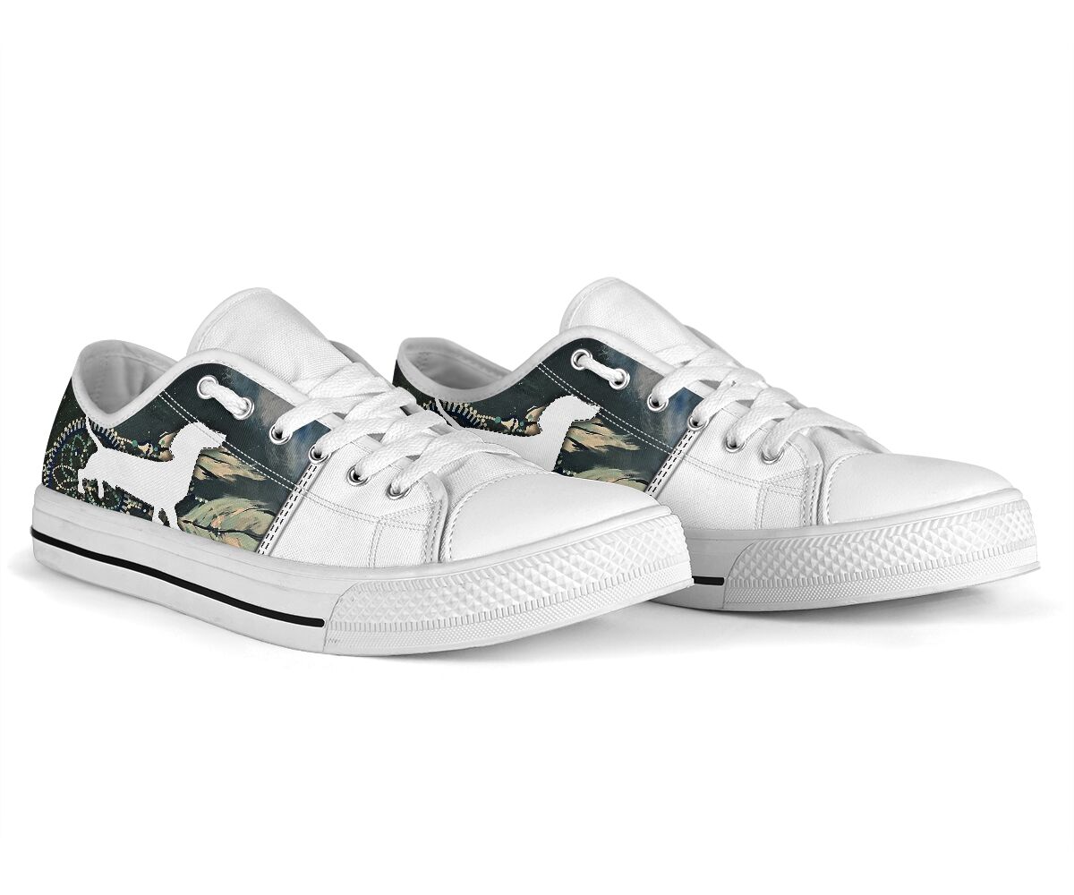 Dachshund Dream Night - Low Top Shoe - Love Love Top Shoes