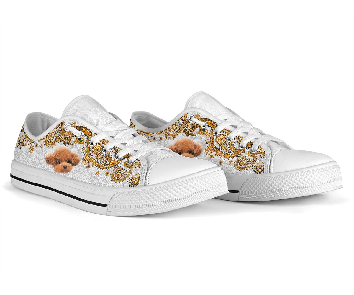 Poodle Low Top Shoe - Love Love Top Shoes