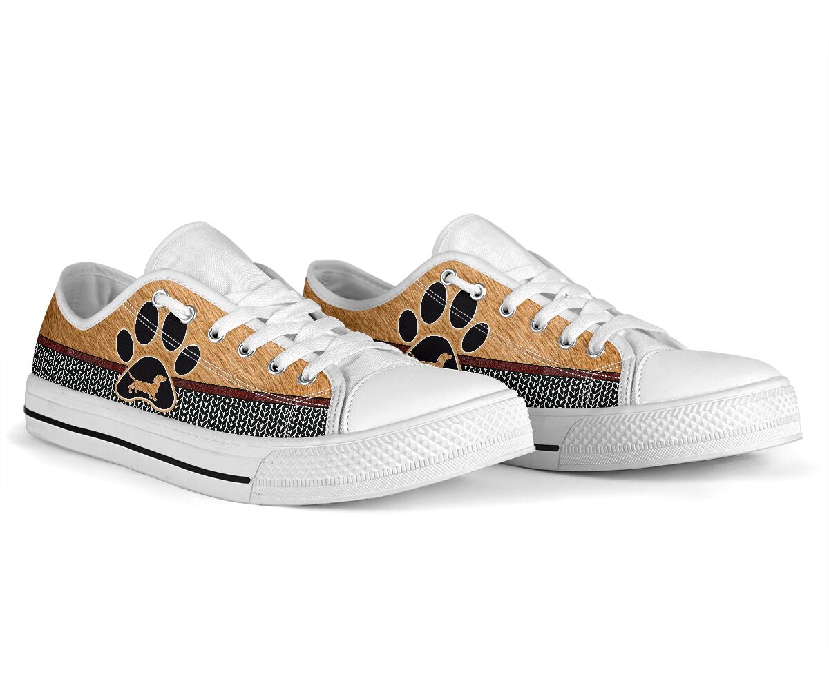 Dachshund Hair - Low Top Shoe - Love Love Top Shoes