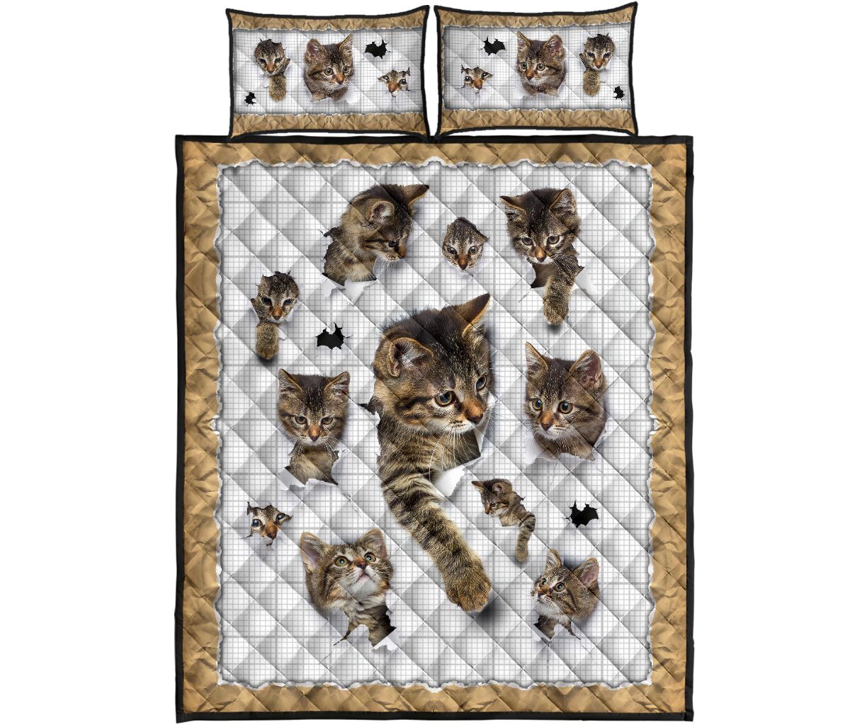 Quilt Bed Set - Cat 33 - Love Quilt Bedding Set