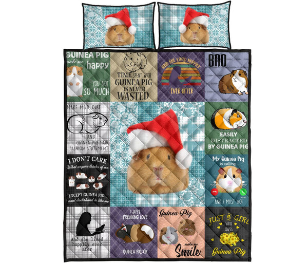 Guinea Pig Wool Pattern - Bed Set - Love Quilt Bedding Set