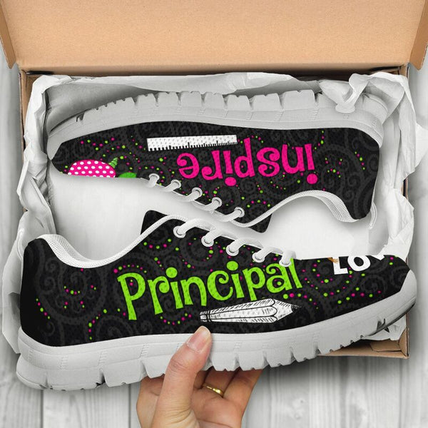 Principal Love Inspire Black Sneakers, Runni- Love Sneakers
