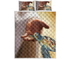 Turtle Hand Jesus Quilt Bed Set - Love Quilt Bedding Set