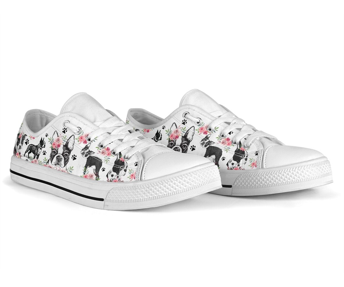 Low Top - Boston Terrier Shoe - Love Love Top Shoes