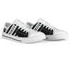 Dog Paw Black Line - Low Top Shoe - Love Love Top Shoes