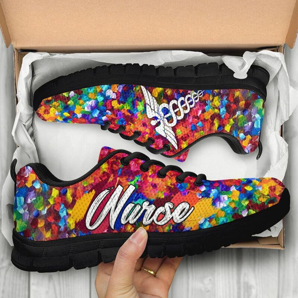 Nurse Paint Art Kd Sneakers, Running Shoes, Shoes For Women, Shoes For Men, Custom Shoes, L- Love Sneakers