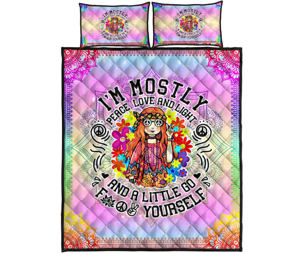 Hippie - Quilt Bed Set 68 - Love Quilt Bedding Set