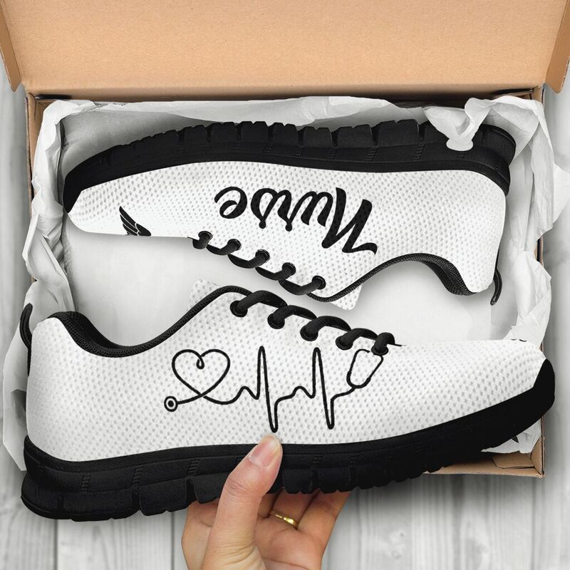 Nurse- White Kd Sneakers, Running Shoes, Shoes For Women, Shoes For Men, Custom Shoes, L- Love Sneakers