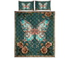 Butterfly Retro - Quilt Bed Set - Nnl - Love Quilt Bedding Set