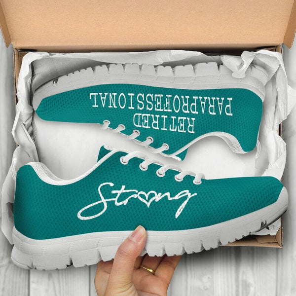 Retired Paraprofessional Strong Teal Kd Sneakers, Runni- Love Sneakers