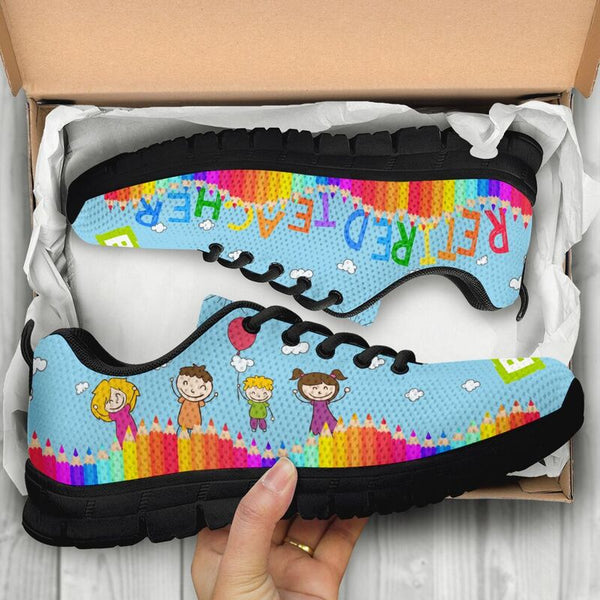 Retired Teacher Shoes Sneakers, Runni- Love Sneakers